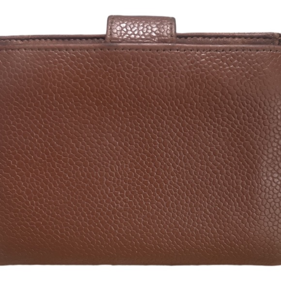 🔥🔥Chanel mocha compact wallet vintage🔥🔥 - Picture 3 of 11